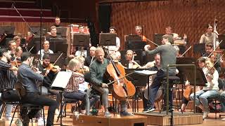 Alban Gerhardt rehearses the beginning of Prokofievs Cellosymphony [upl. by Accire]