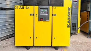 Kaeser AS 31 screw compressor [upl. by Schrader]