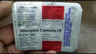 RCin 300mg Capsule  Rifampicin300mg Capsule  RCin 300mg Capsule Uses Side effects Review Hindi [upl. by Ilrahs]