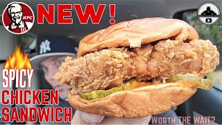 KFC Kentucky Fried Chicken Spicy Classic Chicken Sandwich amp Secret Recipe Fries Review [upl. by Htepsle]