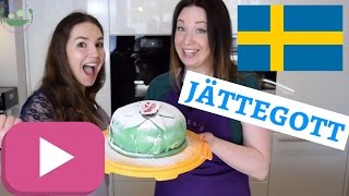 PRINSESSTÅRTA RECIPE  Swedish Princess Cake Recipe [upl. by Garretson656]