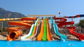 Oludeniz Water World  Парк водных развлечений в Олюдениз [upl. by Hanson887]