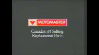 1989 Canadian Tires MOTOMASTER parts commercial [upl. by Ecinue971]