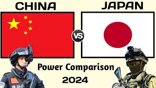 China vs Japan Military Power 2024  Japan vs China military power 2024  world military power [upl. by Susi]