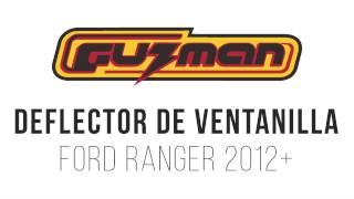 Deflectores de ventanilla Ford Ranger 12 [upl. by Kcirdle]