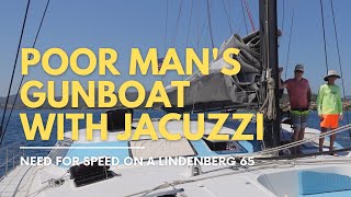 SAILING A 65FT GUNBOAT ON A BUDGET WITH A JACUZZI  Lindenberg 65 Full tour amp Interview [upl. by Okeim]