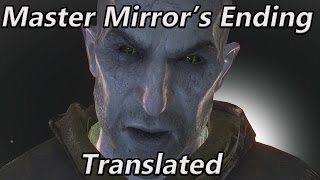 The Witcher 3  Hearts of Stone  Translated Ending  What Master Mirror said Gaunter ODimm [upl. by Aderb]