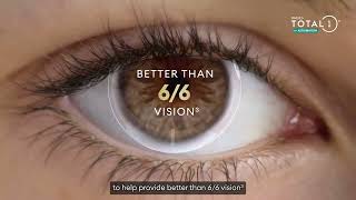 DAILIES TOTAL1® for Astigmatism Contact Lenses ALCON [upl. by Nocam726]