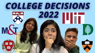 Dreams do come true  College Decision Reaction 2022 ft ivies scholarships [upl. by Simsar]