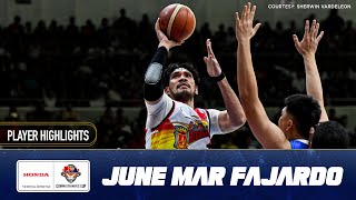 June Mar Fajardo Finals Game 6 highlights  PBA Season 48 Commissioner’s Cup [upl. by Marka]