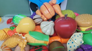 🔴LIVE CUTTING🔪🔪🌽🧅CHICKEN AND 🍎APPLE FRUITS FISH🐠 SEAFOODS ASMR [upl. by Enilhtak675]