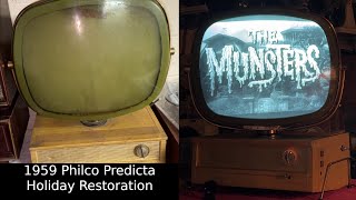 1959 Philco Predicta Holiday Restoration [upl. by Annelak414]