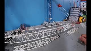 terex Superlift 3800 timelapse assembly [upl. by Ronnica]