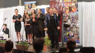 Reconciliation Song Deb Cheetham Dungala Childrens Choir amp DKO crowd [upl. by Atenek]