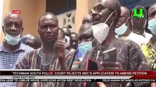 Techiman South Polls Court Rejects NDC’s Application To Amend Petition [upl. by Fulviah]