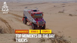 Trucks Top moments  Stage 5  Dakar2023 [upl. by Abby]