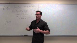 Calculus 2 Lecture 93 Using the Integral Test for ConvergenceDivergence of Series PSeries [upl. by Etteniuqna]