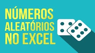 Como Gerar Números aleatórios no Excel [upl. by Lipcombe]