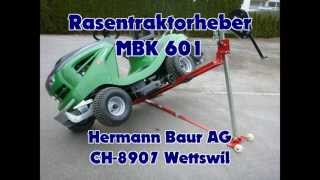 Rasentraktorheber MBK 601 [upl. by Ketchan]