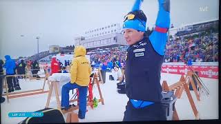 💥 VM Oberhof 2023 🇸🇪 Herr Brons 💪💫 stafett amp intervju [upl. by Porcia793]