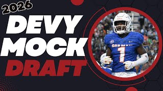 2026 Devy Mock Draft  DynastyDevy Fantasy Football [upl. by Fahey]