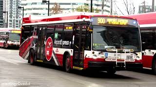 TTC Orion VII NGs 8103 8162 and Rebuilt Airport NovaBUS LFS 3331 [upl. by Norihs]