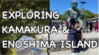 DAY TRIP FROM TOKYO EXPLORING KAMAKURA amp ENOSHIMA ISLAND IN KANAGAWA JAPAN jamaicaninjapan fyp [upl. by Fredela]