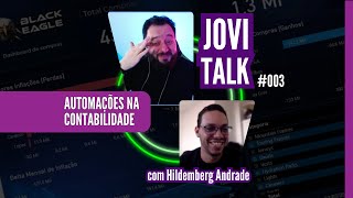 Automações na Contabilidade com Aluno Hildemberg Andrade JOVI TALK 003 [upl. by Ydassac]