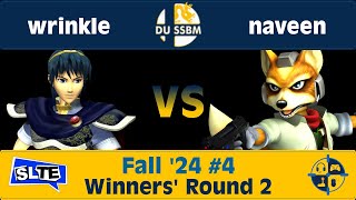 Drexel Melee Fall 24 4 AHFC  wrinkle Marth Vs naveen Fox  WR2 [upl. by Downe295]