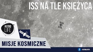 Zrobiłem zdjęcie Międzynarodowej Stacji Kosmicznej na tle Księżyca 🛰 Tranzyt ISS [upl. by Irene]