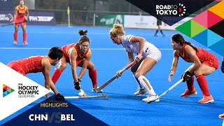 China vs Belgium  FIH Hockey Olympic Qualifiers  Womens  Match 1 [upl. by Seluj]