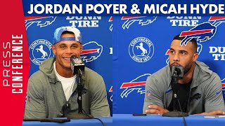 Jordan Poyer quotIm Glad Josh Allen Is On Our Teamquot  Buffalo Bills [upl. by Anirod]