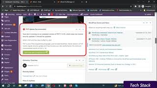 How to Update PHP Version in WordPress in Just Few Steps  Tech Stack [upl. by Dnob769]