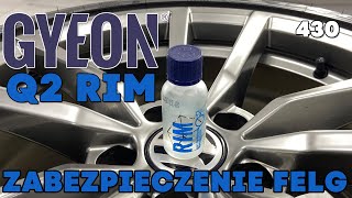 GYEON Q2 RIM powłoka ceramiczna do felg  must have Zabezpieczenie felg i łatwiejsza pielęgnacja [upl. by Yur100]