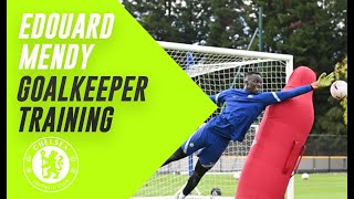 Edouard Mendy  Goalkeeper Training Chelsea FC [upl. by Isobel]