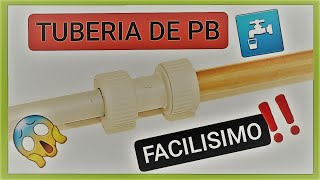 TUBERIA DE POLIBUTILENO para FONTANERÍA y transición a COBRE FACILISIMO 2020 [upl. by Hastie]