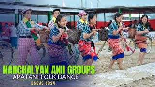 Apatani Folk Dance  Nanchalyan Anii Groups  Apatani Song  DSGJC 2024 [upl. by Sylera]