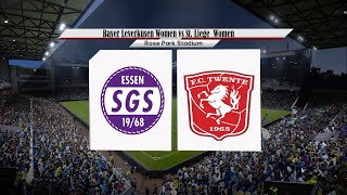 ⚽ SGS Essen Women vs FC Twente Women ⚽  Women Club friendly 08172024  PES 2024 [upl. by Echo]