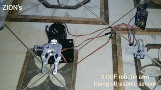 3 DOF robotic arm [upl. by Odlamur]