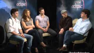 Twilight Saga Podcast Eclipse Interview with Kellan Lutz Ashley Greene Jackson Rathbone [upl. by Kartis385]