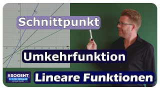 Zwei Wege den Schnittpunkt von Funktion und Umkehrfunktion zu berechnen [upl. by Anayt]