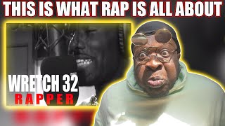 AMERICAN RAPPER REACTS TO  Wretch 32  Fire In The Booth Part 1 REACTION [upl. by Nywles832]