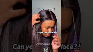 Where is the lace？？？ cynosurehair wigs wigtutorial cynosure 360waver hairstyle gluelesswig [upl. by Alberic]