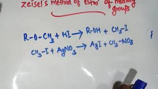 5th Semester BSc Chemistry  Ziesels method of estimation of methoxy group [upl. by Kronick367]