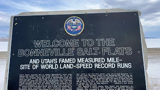 Bonneville salt flats Utah world land speed record set here [upl. by Wolfgang]