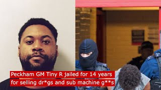 Peckham Gm Tiny R jailed for 13 years for selling sub machine gns crime fyp trending [upl. by Elleraj]