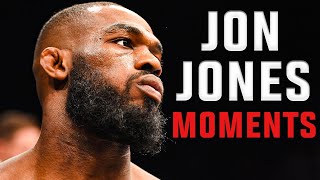 One Moment From Every Jon Jones Fight [upl. by Rahab]