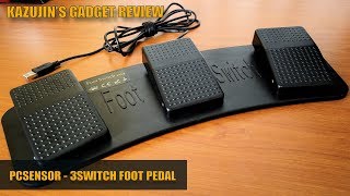 PCSensors 3Switch Foot Pedal for GamingComputing  Kazujins Gadget [upl. by Tolley873]