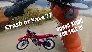 Honda XL 185s for sale  Offer  Ultimate wheelie machine … ride with Boss [upl. by Angil]