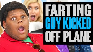 FARTING GUY Stinks Up Airport and Kicked Off Plane Surprise Ending [upl. by Ardnak]